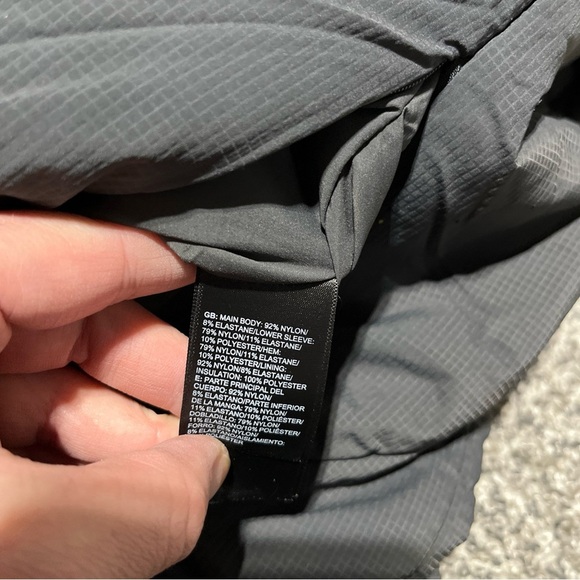 The North Face Ventrix Ultralight Puffer Jacket Mens S Gray Full Zip Insulate - Picture 9 of 11